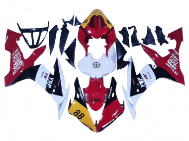 2004-2006 Yellow Red White Black YSP 88 Yamaha YZF 1000 R1 Motorcycle Fairings Canada