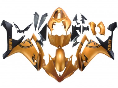 2007-2008 Gold Black Yamaha YZF 1000 R1 Motorcycle Fairings Canada