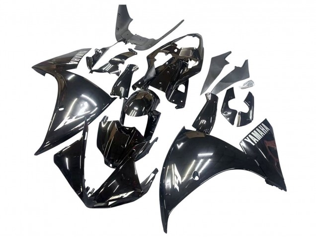 2009-2011 Glossy Black White Decal Yamaha YZF 1000 R1 Motorcycle Fairings Canada