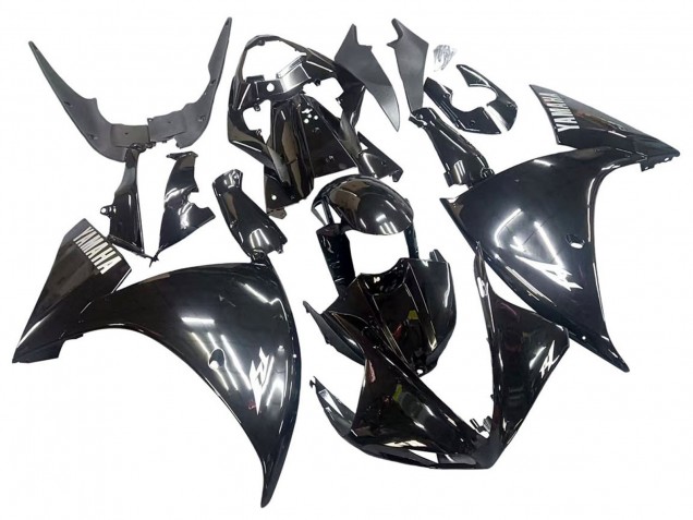 2009-2011 Glossy Black White Decal Yamaha YZF 1000 R1 Motorcycle Fairings Canada