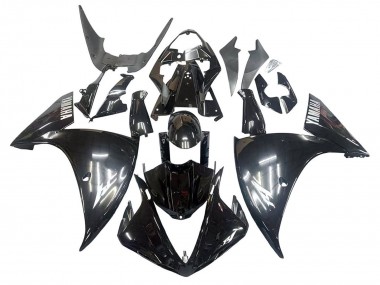 2009-2011 Glossy Black White Decal Yamaha YZF 1000 R1 Motorcycle Fairings Canada