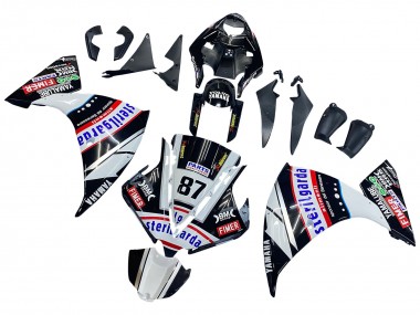 2012-2014 Glossy Black White Red Fimer Yamalube Sterilgarda 87 Yamaha YZF 1000 R1 Motorcycle Fairings Canada