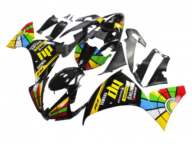 2012-2014 Glossy Black Yellow Green Blue Red Color Wheel Yamaha YZF 1000 R1 Motorcycle Fairings Canada