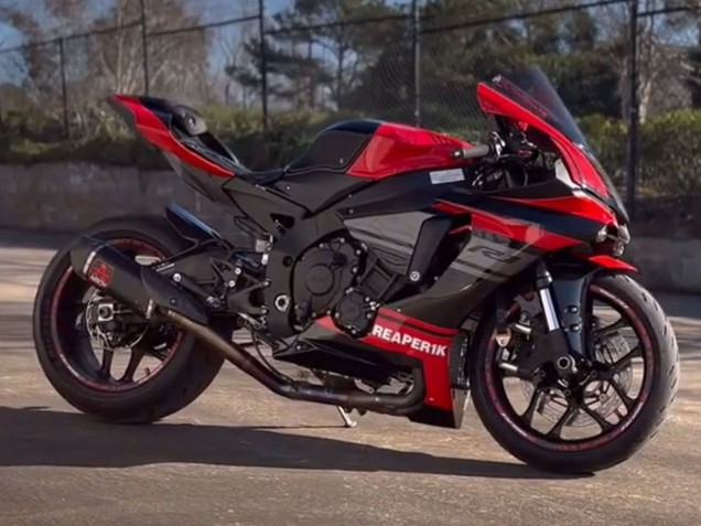 2015-2019 Red Black Silver Yamaha YZF 1000 R1 Motorcycle Fairings Canada