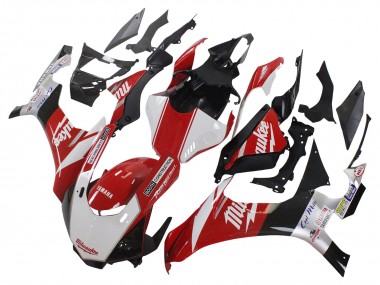 2015-2019 White Red Black Milwaukee Yamaha YZF 1000 R1 Motorcycle Fairing Canada