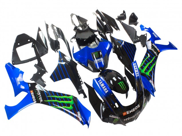 2020-2025 Blue Black Green Black ENEOS Monster Yamaha YZF 1000 R1 Motorcycle Fairings Canada