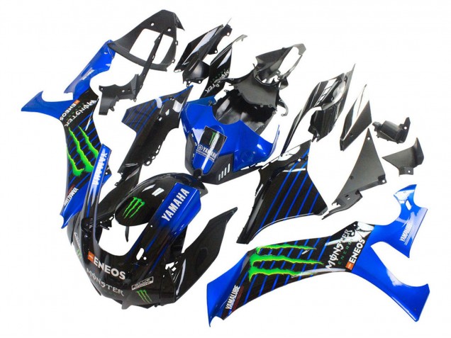 2020-2025 Blue Black Green Black ENEOS Monster Yamaha YZF 1000 R1 Motorcycle Fairings Canada