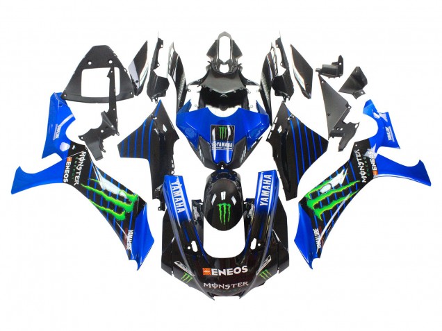 2020-2025 Blue Black Green Black ENEOS Monster Yamaha YZF 1000 R1 Motorcycle Fairings Canada