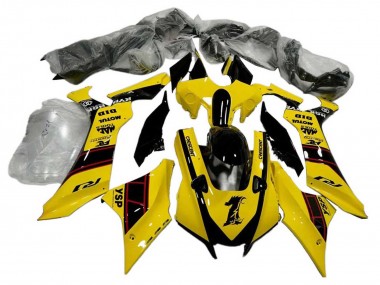 2020-2025 Yellow Glossy Black YSP Motul Yamaha YZF 1000 R1 Motorcycle Fairings Canada