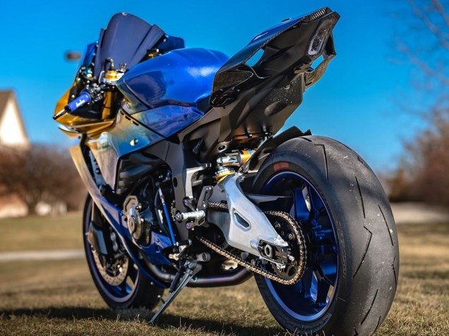 2020-2025 Blue Gold Yamaha YZF 1000 R1 Motorcycle Fairings Canada