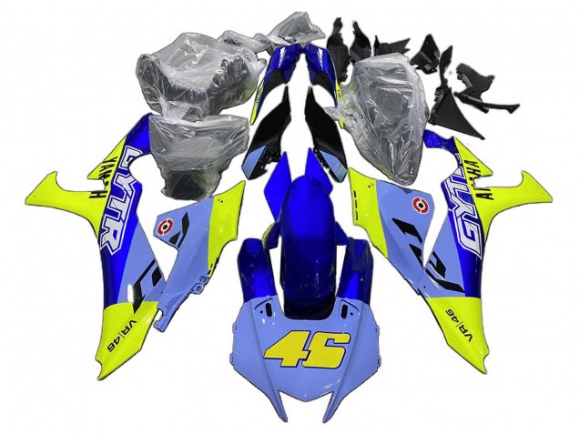 2020-2025 Blue Yellow GYTR 46 Yamaha YZF 1000 R1 Motorcycle Fairings Canada