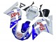 1998-2002 White Blue Red Fiat 99 Yamaha YZF 600 R6 Motorcycle Fairings Canada