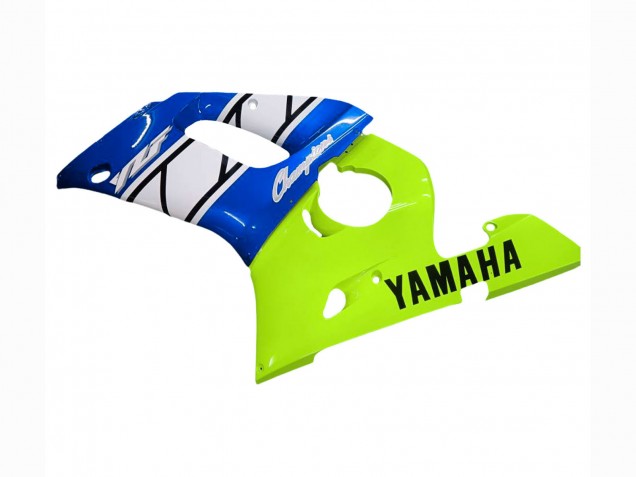 1998-2002 Neon Green Blue White Champions Yamaha YZF 600 R6 Motorcycle Fairings Canada