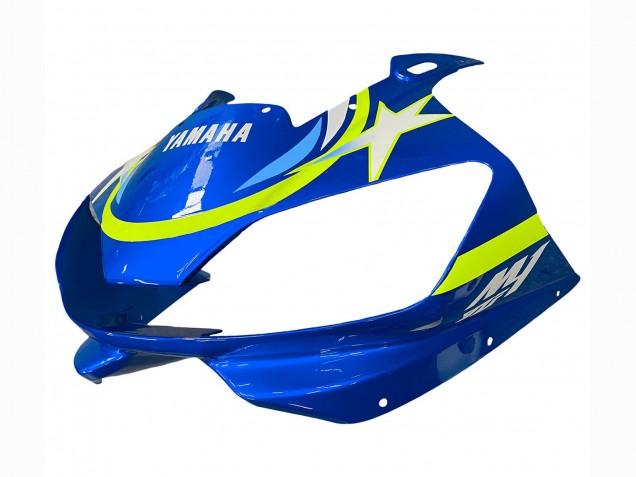 1998-2002 White Blue Neon Yellow Fiat Motul Michelin Yamaha YZF 600 R6 Motorcycle Fairings Canada