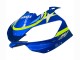 1998-2002 White Blue Neon Yellow Fiat Motul Michelin Yamaha YZF 600 R6 Motorcycle Fairings Canada