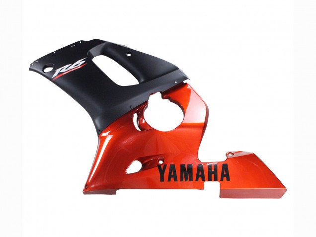 1998-2002 Orange Matte Black Yamaha YZF 600 R6 Motorcycle Fairings Canada