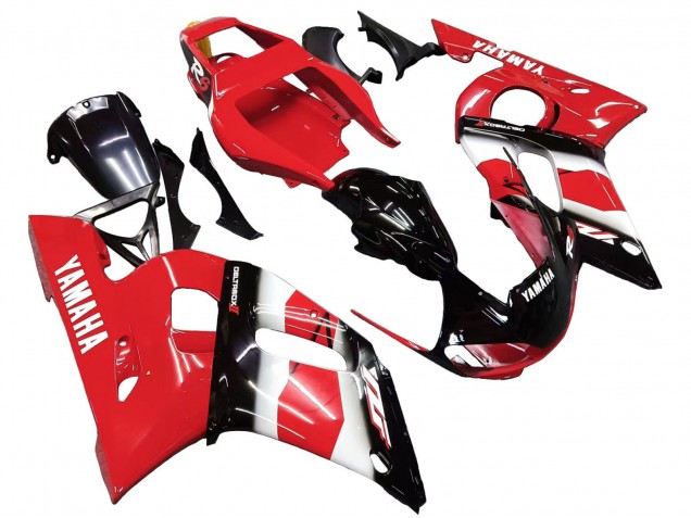 1998-2002 Red White Glossy Black Yamaha YZF 600 R6 Motorcycle Fairing Canada