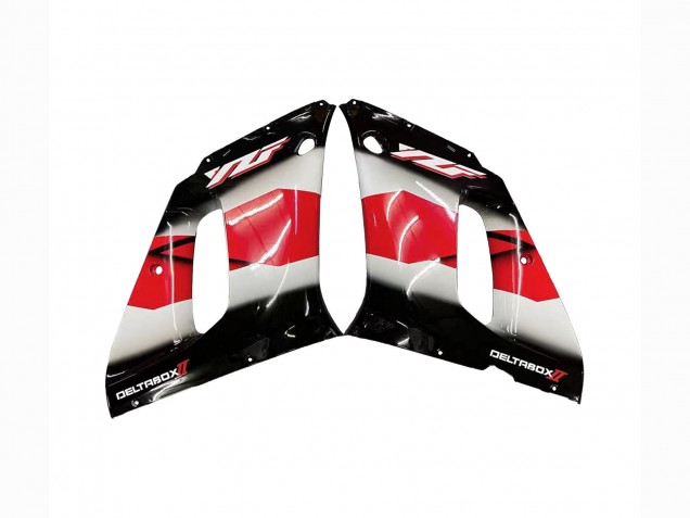 1998-2002 Red White Glossy Black Yamaha YZF 600 R6 Motorcycle Fairing Canada