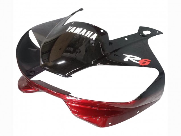 1998-2002 Red White Glossy Black Yamaha YZF 600 R6 Motorcycle Fairings Canada