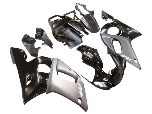 1998-2002 Silver Glossy Black Yamaha YZF 600 R6 Motorcycle Fairings Canada