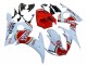 2006-2009 White Red Lucky Strike Motul Yamaha YZF R6S Motorcycle Fairings Canada
