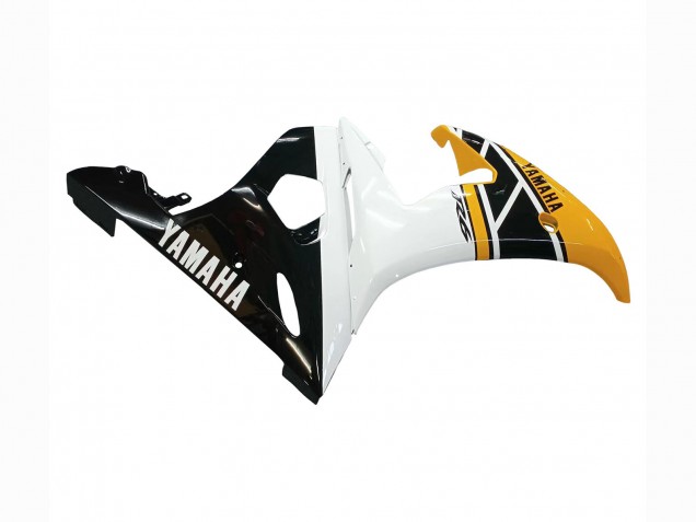 2006-2009 Yellow White Glossy Black Yamaha YZF R6S Motorcycle Fairings Canada