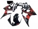 2003-2004 Glossy Black Red Yamaha YZF R6 Motorcycle Fairing Canada