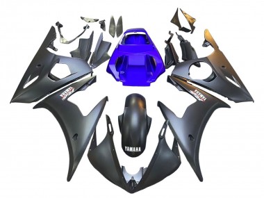 2003-2004 Blue Matte Black Yamaha YZF R6 Motorcycle Fairings Canada
