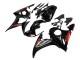 2006-2009 Glossy Black Red Yamaha YZF R6S Motorcycle Fairings Canada