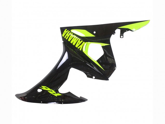 2003-2004 Glossy Black Neon Yellow Yamaha YZF R6 Motorcycle Fairings Canada