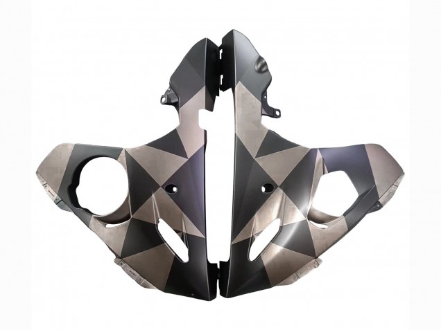 2006-2009 Grey Matte Black Geometric Yamaha YZF R6S Motorcycle Fairings Canada