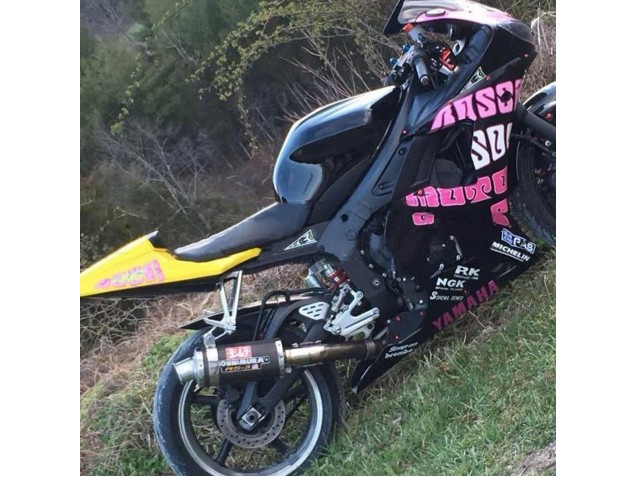 2003-2004 Yellow Pink Glossy Black Rossi Repsol 46 Yamaha YZF R6 Motorcycle Fairings Canada