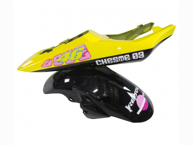 2003-2004 Yellow Pink Glossy Black Rossi Repsol 46 Yamaha YZF R6 Motorcycle Fairings Canada