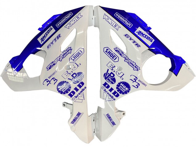 2003-2004 White Blue GYTR Yamaha YZF R6 Motorcycle Fairings Canada