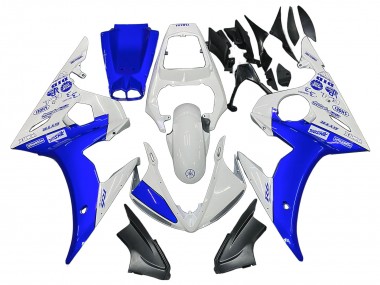 2003-2004 White Blue GYTR Yamaha YZF R6 Motorcycle Fairings Canada
