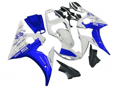 2006-2009 White Blue GYTR Yamaha YZF R6S Motorcycle Fairings Canada