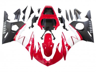 2003-2004 Red White Matte Black Yamaha YZF R6 Motorcycle Fairings Canada