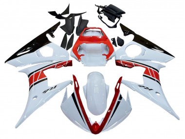 2003-2004 White Red Glossy Black Yamaha YZF R6 Motorcycle Fairings Canada