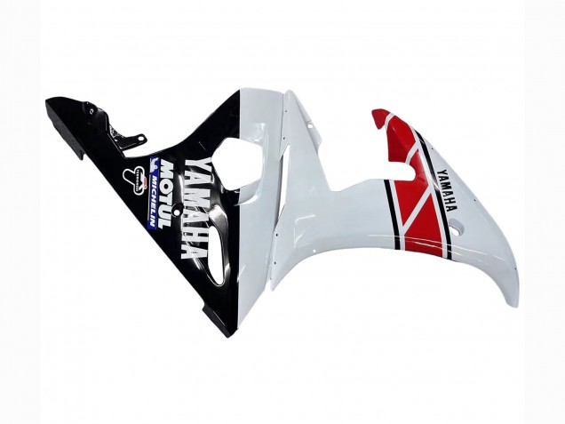 2003-2004 White Red Glossy Black Motul Yamaha YZF R6 Motorcycle Fairings Canada