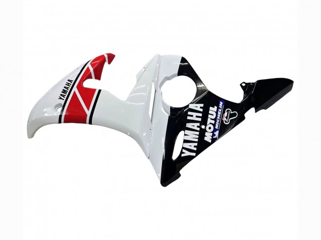 2003-2004 White Red Glossy Black Motul Yamaha YZF R6 Motorcycle Fairings Canada
