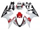 2006-2009 White Red Glossy Black Motul Yamaha YZF R6S Motorcycle Fairings Canada