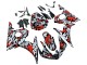 2003-2004 Black Red Grey Camouflage Yamaha YZF R6 Motorcycle Fairings Canada