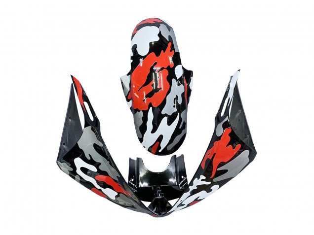 2003-2004 Black Red Grey Camouflage Yamaha YZF R6 Motorcycle Fairings Canada