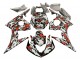 2006-2009 Black Red Grey Camouflage Yamaha YZF R6S Motorcycle Fairings Canada