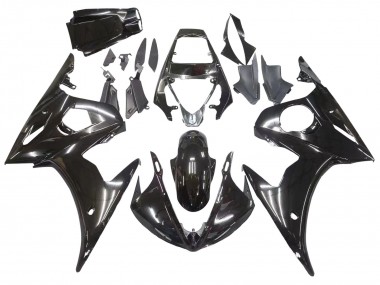 2006-2009 Glossy Black Yamaha YZF R6S Motorcycle Fairings Canada