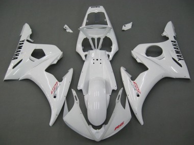 2006-2009 White Yamaha YZF R6S Motorcycle Fairings Canada