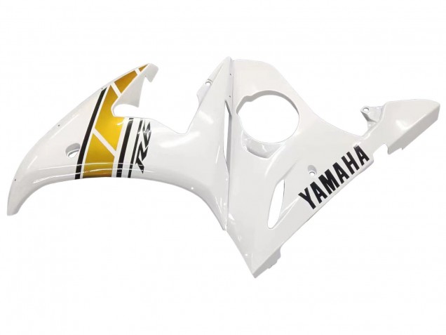 2006-2009 White Gold Yamaha YZF R6S Motorcycle Fairings Canada