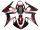 2005 Matte Black Red Geometric Yamaha YZF 600 R6 Motorcycle Fairings Canada