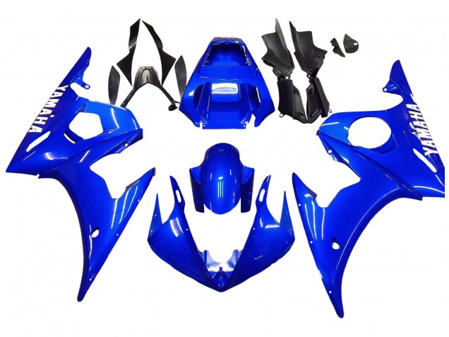 2005 Blue Yamaha YZF 600 R6 Motorcycle Fairings Canada