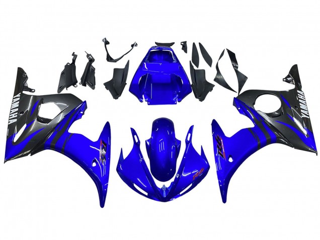 2005 Glossy Blue Black Yamaha YZF 600 R6 Motorcycle Fairings Canada